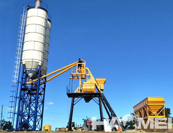 Wet Mix Batch Plant in Infrastructure Construction in the Philippines